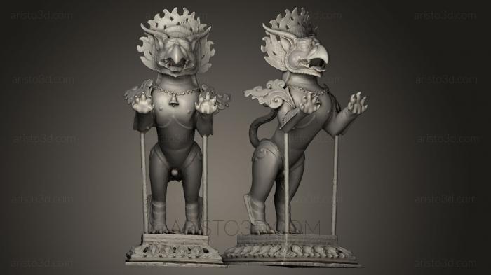 Figurines of griffins and dragons (STKG_0016) 3D model for CNC machine